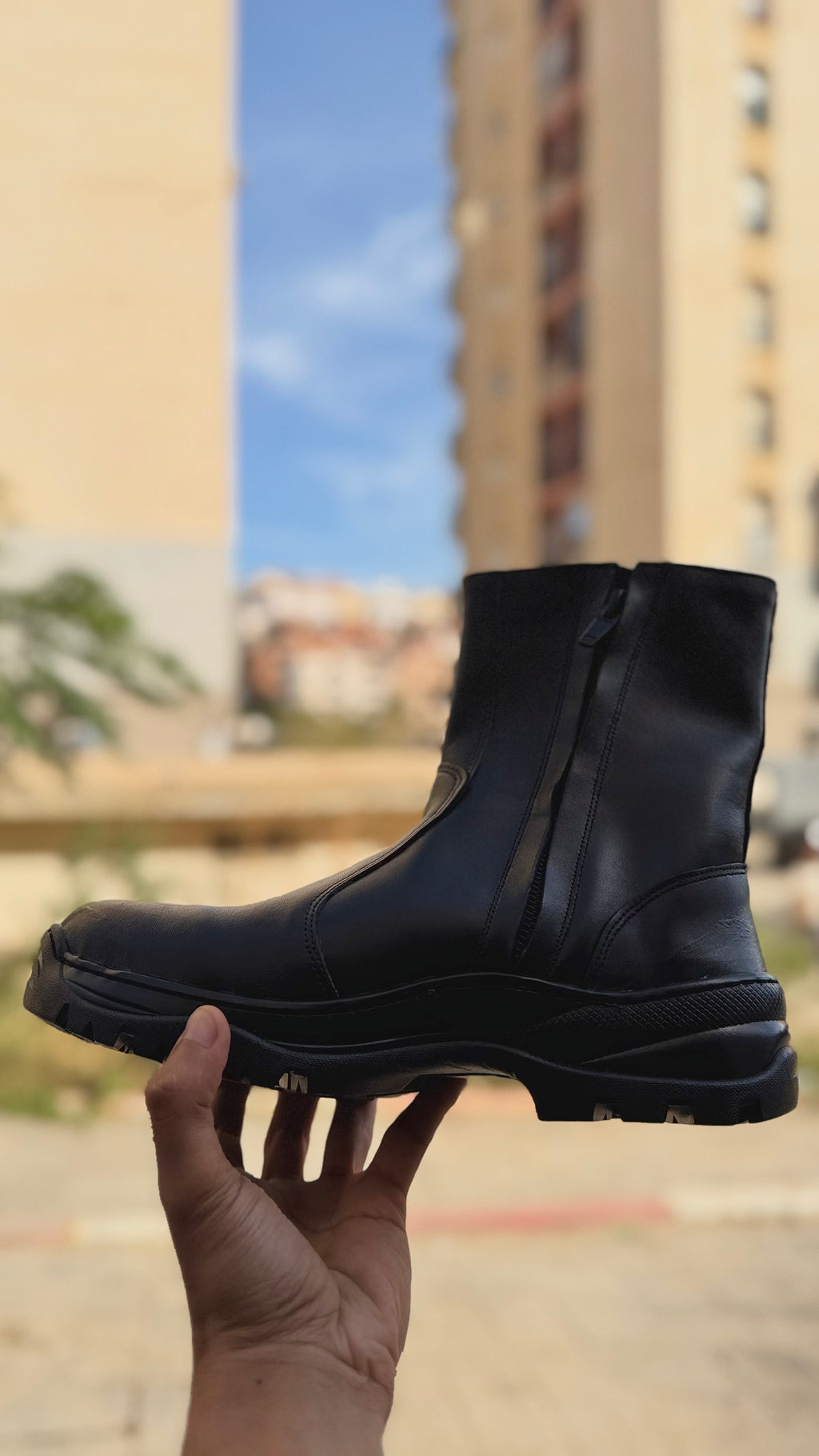 بوتس رجالي جلد - Bottines Ranger Nova Cuir طبيعى 100%